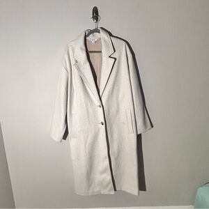 Old Navy Women's Cream Trench Coat